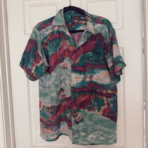 Tropical Vibes Short Sleeve Men's Shirt